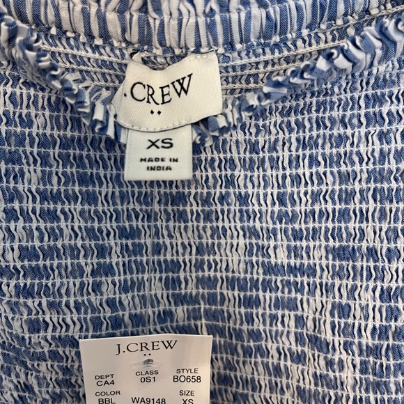 Striped Puff-Sleeve Midi Dress - Picture 6 of 6